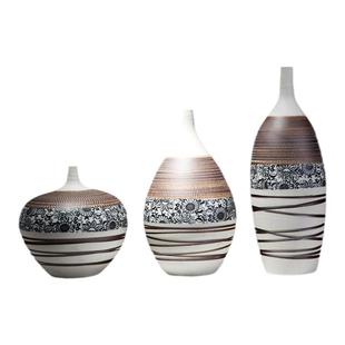 餐桌新中式干花花瓶加仿真花摆件装饰品客厅电视柜插花器摆设禅意