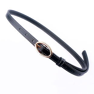 腰带女细装饰连衣裙简约百搭加长裤带大码胖MM白色小皮带裙子配饰