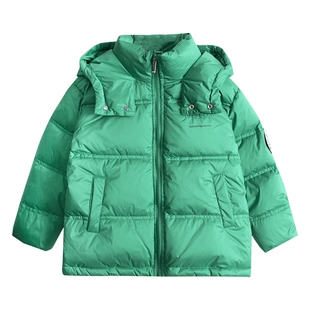 男童冬季痞帅90白鸭绒羽绒服2026新款中大儿童冬装加厚防风外套潮