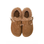 Chio2nd南风 4CM增高勃肯鞋女鞋冬厚底加绒超软糯叽叽一脚蹬鞋子