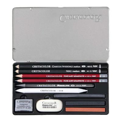 奥地利进口铅笔炭笔绘画素描套装