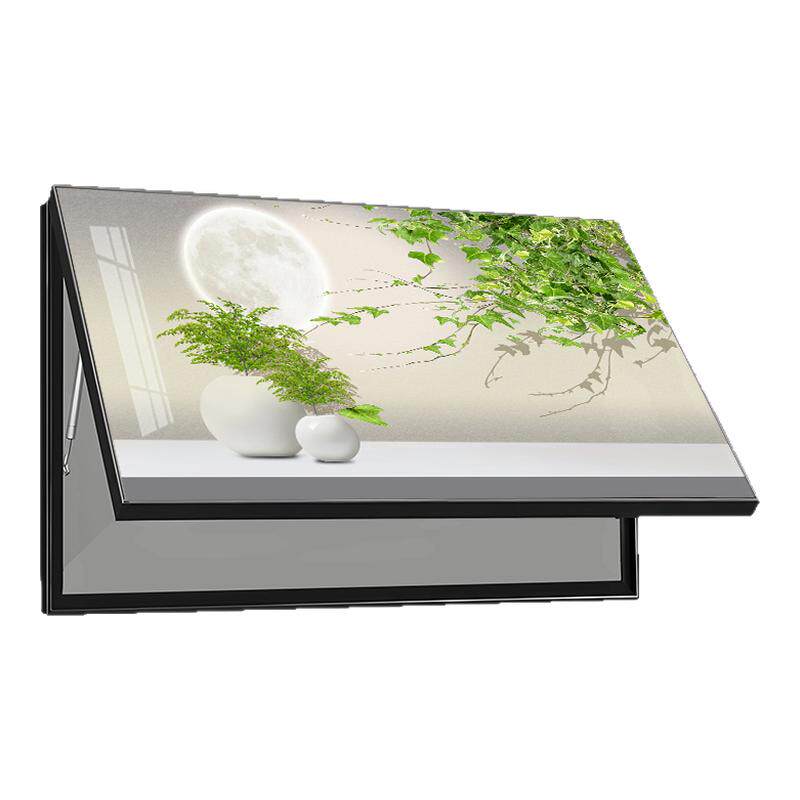 小清新绿植电表箱装饰画大尺寸
