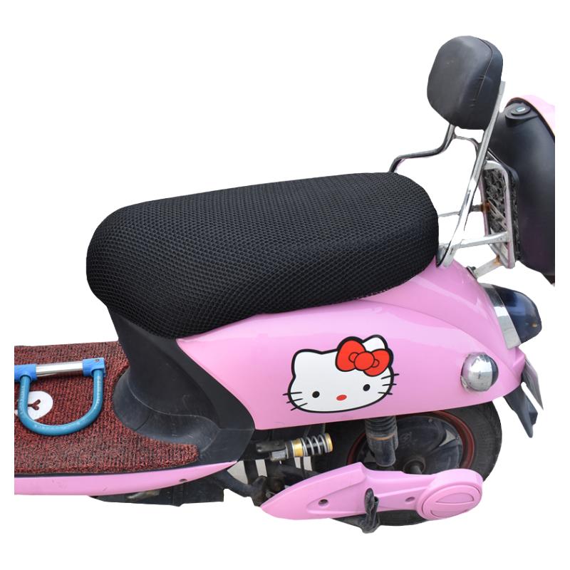 夏冬季通用小龟电动车摩托车网坐垫套防晒防水踏板电车摩托车座套