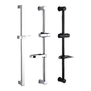 沐浴冲凉304不锈钢花洒升降杆滑杆带香皂盒淋浴杆花晒支架套装
