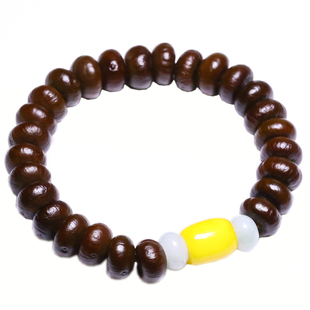 紫金钵盂菩提子手串男女天然蜜蜡转运珠配饰藏式精品文玩佛珠手链