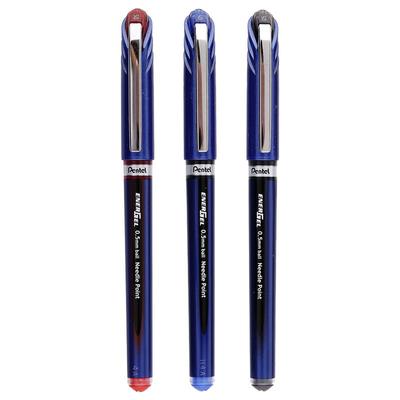 派通直液速干笔半针管笔尖拔帽式