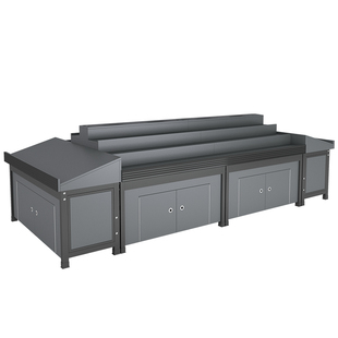 佳晨信水果货架子展示架蔬菜店生鲜超市货柜台阶梯形商用中岛堆头