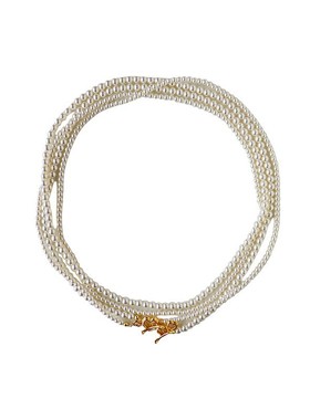 复古多层施家珍珠项链秋冬新款