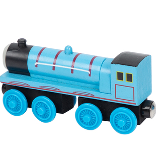 木制轨道小火车小车轨道车兼容米兔轨道86款惯性车手推车模型