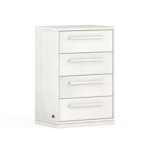 Boori实木斗柜大容量四斗柜餐客厅卧室置物边柜现代简约收纳立柜