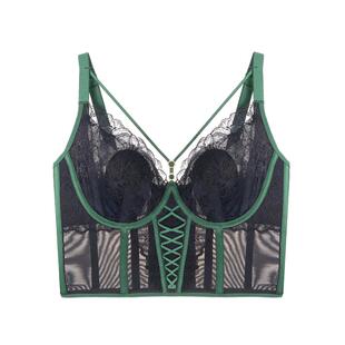 一娜秋冬内搭蕾丝薄款聚拢内衣塑身胸罩防下垂收副乳文胸大胸显小