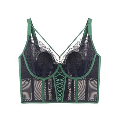 一娜秋冬内搭蕾丝薄款聚拢内衣塑身胸罩防下垂收副乳文胸大胸显小