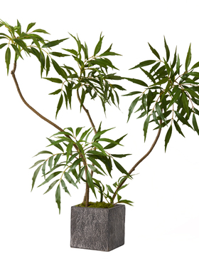 海虹雅林装饰摆件仿真绿植客厅桌面中古高端轻奢宋氏美学十大功劳