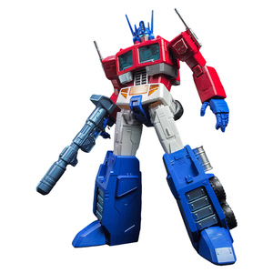 奥迪双钻变形金刚AAM擎天柱35cm独立骨架可动模型男孩新年礼物