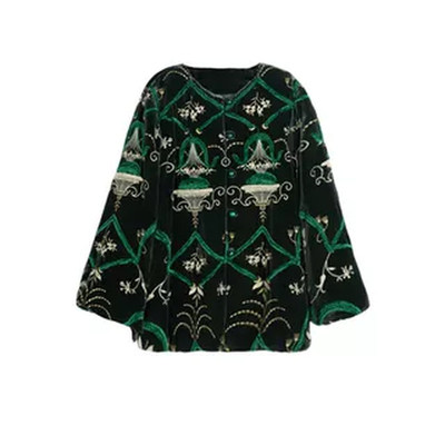 上衣100%桑蚕丝新中式棉服外套