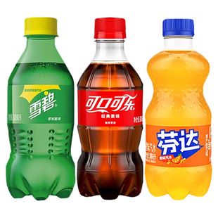 可口可乐雪碧芬达迷你300ml/瓶6瓶12瓶小瓶碳酸饮料汽水囤货聚会