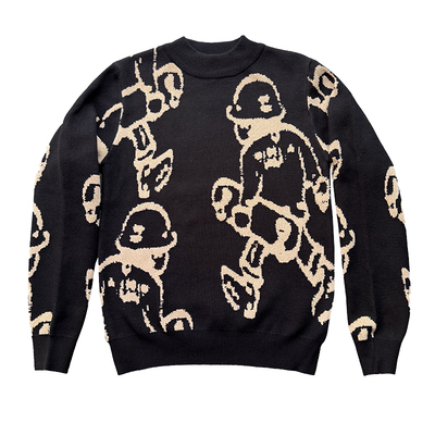 半高领毛衣男款修身帅气针织衫