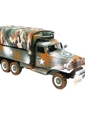 铁艺复古怀旧办公区军车