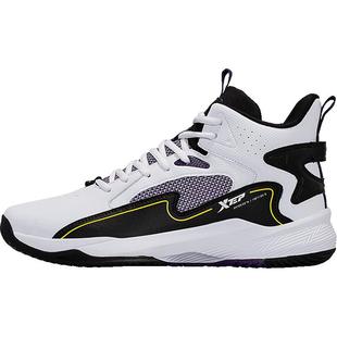 特步绫刃丨篮球鞋男生冬季耐磨学生青少年高帮保暖减震专业运动鞋