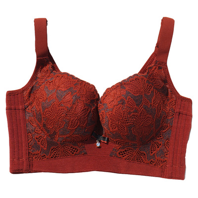 红色软钢圈中厚无钢薄款聚拢上托