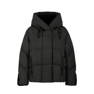 鸭鸭官方羽绒服2025冬装短款连帽女休闲宽松韩版时尚保暖外套