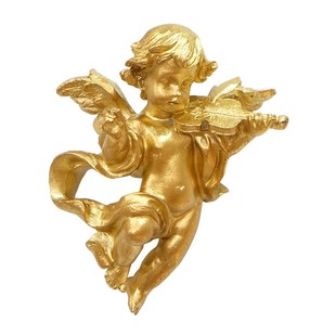 欧式轻奢金色小天使墙饰 墙面装饰品 燕子免钉壁饰 遮洞装饰壁挂