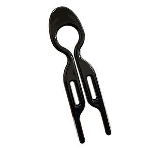 u型小鱼发簪女短发盘发神器2025新款丸子头固定倒插梳发夹子头饰