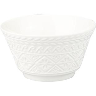 摩登主妇白瓷釉下彩餐具饭碗家用2025新款汤碗盘子菜盘法式西餐盘