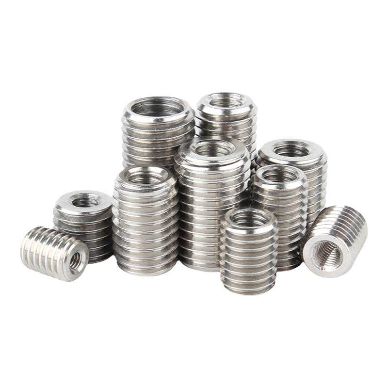 304不锈钢内外牙转换螺母变径牙套螺丝套螺纹护套M2M3M4M5M6M8M16