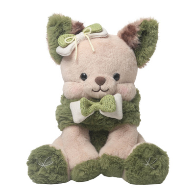 捉趣抹茶小狗毛绒玩具可爱狗狗