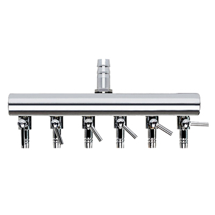 鱼缸氧气管分配器铜镀珞气量调节阀门气管分接头增氧泵分流器配件