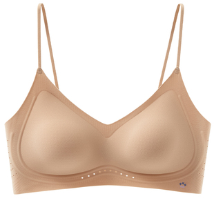 王楚然同款HelloSunny森呼吸粉底液隐形内衣女夏薄款透气无痕文胸