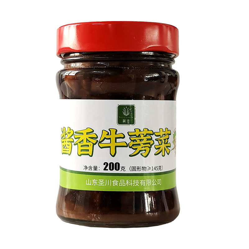 圣川牛蒡菜酱香鲜脆下饭瓶装