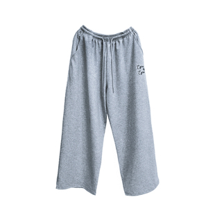 加厚加绒爵士街舞裤子女秋冬宽松慵懒风松紧直筒休闲跳舞穿搭长裤