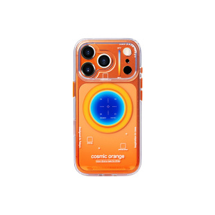 【送钢化膜】壳空间星际橙色cosmic orange磁吸手机壳透明适用苹果17Pro16promax外壳iPhone15pro新款防摔