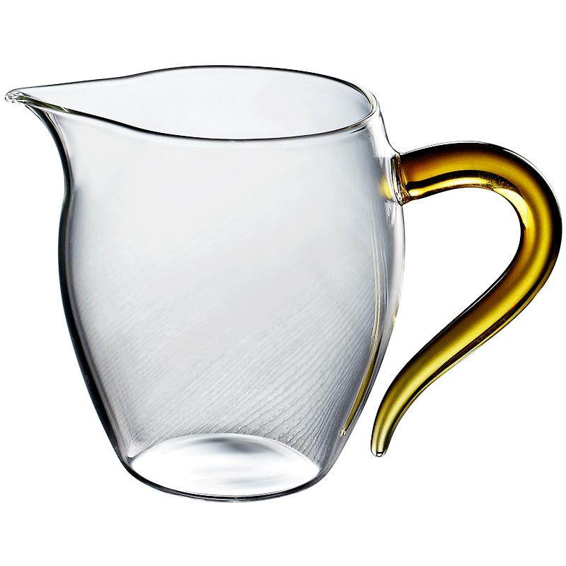 公道杯玻璃加厚耐热分茶器高档过滤泡茶茶具茶杯日式茶海公杯茶漏