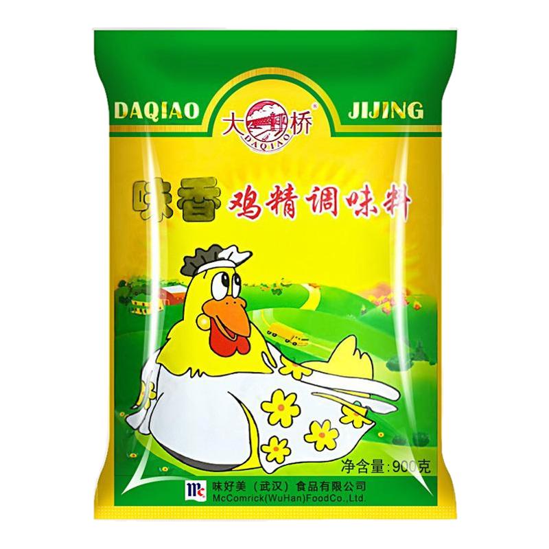 大桥味香精品鸡精大袋商用整箱批发900g烧烤炒菜汤粉面家用调味料