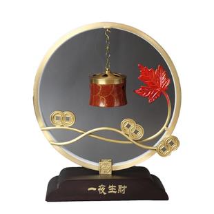 一夜生财音乐铜香炉蓝牙音响带灯摆件古典音乐悬挂吊炉创意铜摆件