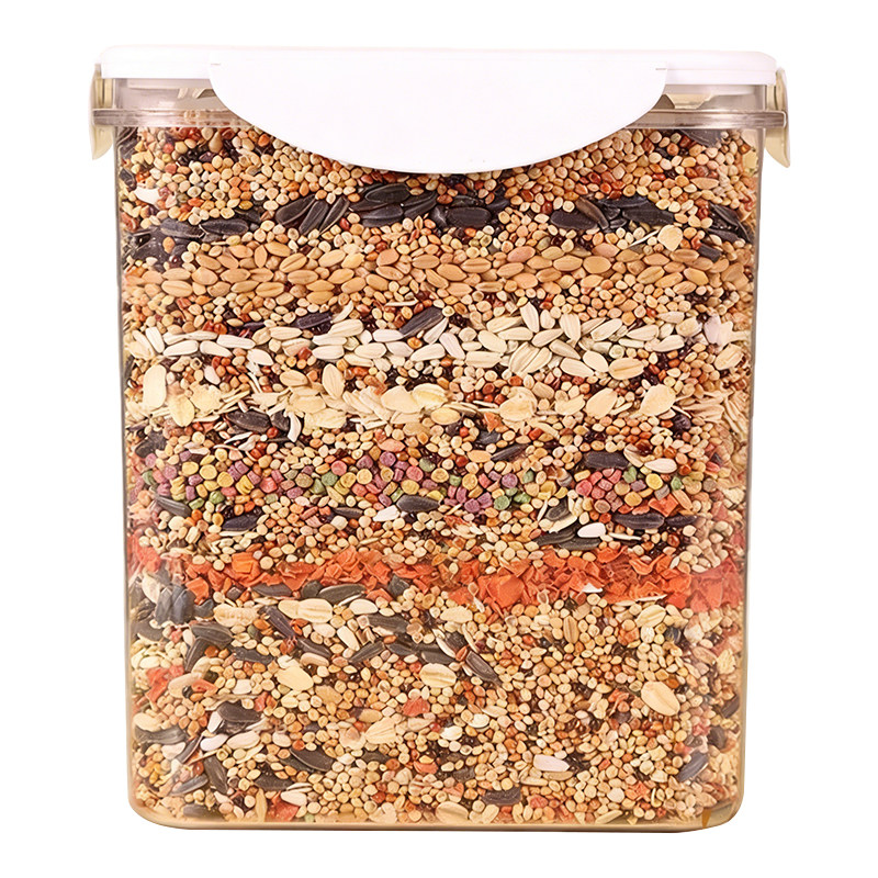 鹦鹉鸟粮饲料虎皮玄凤牡丹鸟食带壳五色黍子黄谷子鸟食混合专用粮