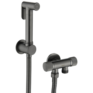 马桶伴侣冲洗喷枪水龙头一进二出高压水枪铜卫生间冲厕所神器枪灰