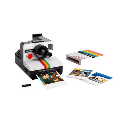 IDEAS系列宝丽来照相机儿童益智拼装积木创意摆件模型男女孩礼物