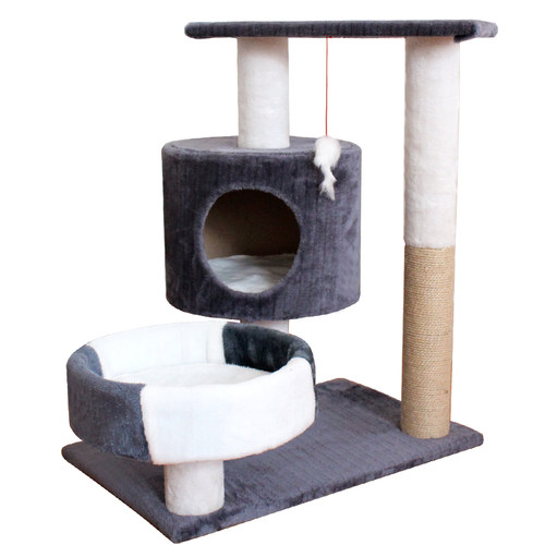 猫爬架子猫架猫爬架猫窝猫树一体麻绳猫抓板/柱猫咪用品四季通用