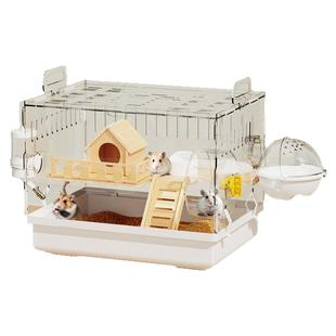 仓鼠笼子超大豪华别墅亚克力透明金丝熊专用笼便宜大的用品全套