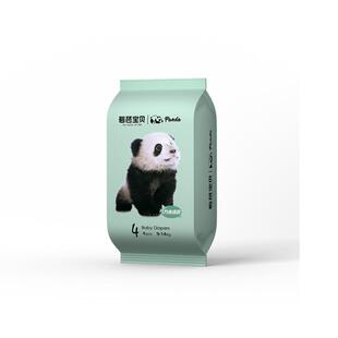 碧芭宝贝panda胖达纸尿裤拉拉裤NB-3XL码婴儿超薄尿不湿试用装4片