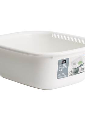 洗菜盆日本进口ASVEL塑料沥水篮