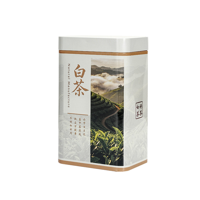 一斤装白茶半斤装绿茶盒空罐茶叶罐红茶储存罐茶罐盒子密封罐铁罐