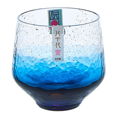 日本八千代窑金箔星空酒杯公道杯