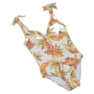 澳洲品牌外贸时尚度假舒适聚拢显瘦温泉连体泳衣女出口泳装带胸垫