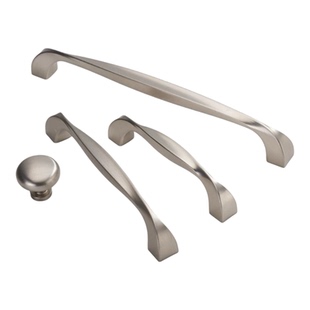 北欧简约哑光拉丝锌合金拉手橱柜衣柜门把手鞋柜抽屉柜门明装拉手