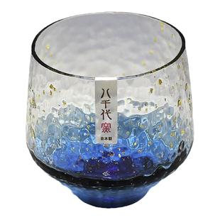 小鹿田烧日本制进口玻璃杯子家用水杯日式礼盒情侣礼物星空夜光杯